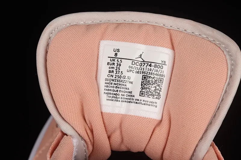 All categories Air Jordan Jordan series basketball shoes Air Jordan 1 Low Air Jordan 1 Low AJ1 Joe 1 pink and green low-top cultural sneakers DC0774-800
